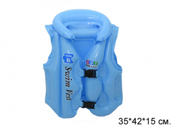 Надувн. жилет арт. 1215-9-1 Синий в пак._/240 шт./