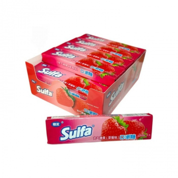 Конфета арт. 936547/936721 Жевательная "Клубника" 35 г 20 шт. в кор./'*#