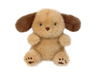 им Собака арт. 209064 Брелок ароматизированный коричневый с темными ушами в пак.