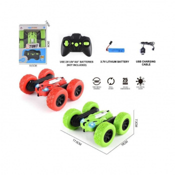 Машина на р/у арт. 815806 Перевертыш цвета микс в кор.