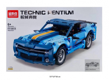 Конструктор арт. FF10014 Автомобиль 653 дет. в кор.~