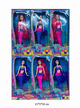 Кукла арт. ST55662-ZS10 Русалка 1шт. в кор. (6 шт.) шоубокс~ Кукла арт. ST55662-ZS10 Русалка 1шт. в кор. (6 шт.) шоубокс~