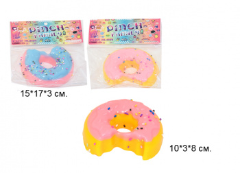 Антистресс арт. 78784 Пончик мальтоза цвета микс в пак. (16 шт.) шоубокс