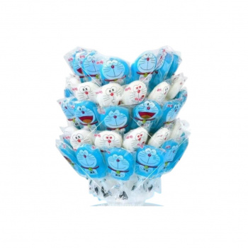 Конфета арт. 520968-7 Карамель "Кот" на палочке 60 шт. на подставке*