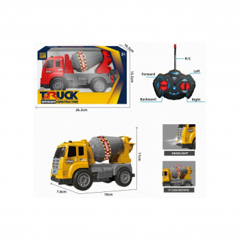 Бетономешалка на р/у арт. 118-3 Свет. в кор. 26,2*15,5*10,5 Бетономешалка на р/у арт. 118-3 Свет. в кор. 26,2*15,5*10,5