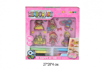 Набор для витражей арт. 9023E "Сказочные герои" в коробке_/72 шт./