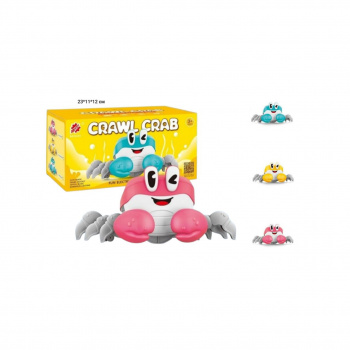 Краб арт. S-003A Музыкальный на батар. в кор. 12*12,3*11,4 Краб арт. S-003A Музыкальный на батар. в кор. 12*12,3*11,4