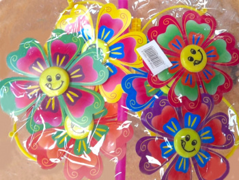 Ветерок арт. 1920-2 Цветок-смайлик 7 цветков в пак._ Ветерок арт. 1920-2 Цветок-смайлик 7 цветков в пак._