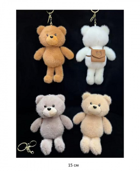 им Медведь арт. YE25901-2 Цвета микс с рюкзаком брелок в пак.)