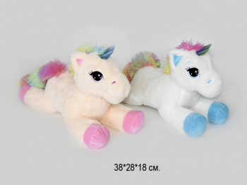 им Единорог арт. 404350/YRL002-1 Два цвета 40 см в пак._