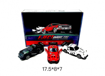 Модель металл. арт. BSP-1AA Спорткар цвета микс (6 шт.) шоубокс_