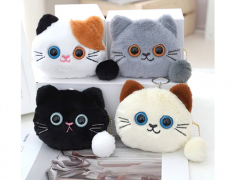 им Кошелек арт. 52525-209 Кот "мордашка" ассорти брелок в пак.