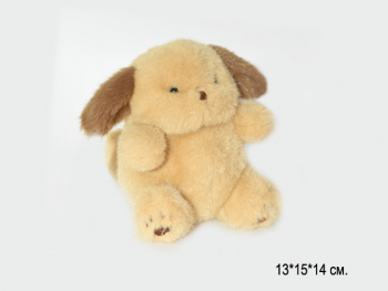 им Собака арт. 209179 Рыжая с коричневыми ушами ароматизированный 15 см в пак.