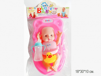 Пупс арт. 8402D-6BLD" В ванне с аксессуарами в пак. 30*18*10 Пупс арт. 8402D-6BLD" В ванне с аксессуарами в пак. 30*18*10