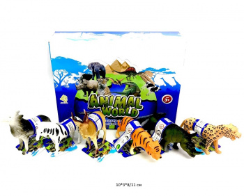 Животные арт. JX028 Дикие фигурка в ассортименте (12 шт.) шоубокс_ Животные арт. JX028 Дикие фигурка в ассортименте (12 шт.) шоубокс_