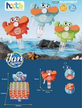 Пузыри мыльные арт. H7-C11-805 "Краб" с вентилятором (24 шт.) в кор. Пузыри мыльные арт. H7-C11-805 "Краб" с вентилятором (24 шт.) в кор.