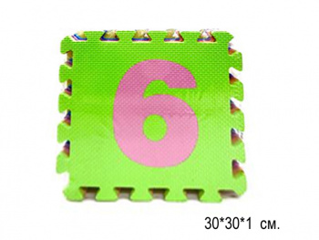 Коврик пазл арт. QS-011 Цифры в пленке_/20 шт./ Коврик пазл арт. QS-011 Цифры в пленке_/20 шт./