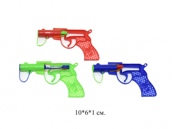 Оружие арт. 6860-1 Пистолет пластик (24 шт.) в пак._/2400шт./