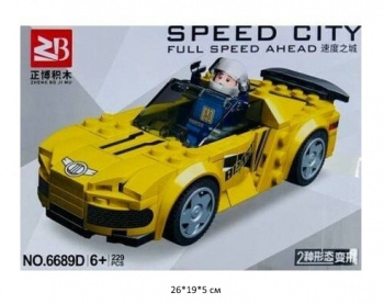 Конструктор арт. 6689D Автомобиль 229 дет. в кор.• Конструктор арт. 6689D Автомобиль 229 дет. в кор.•