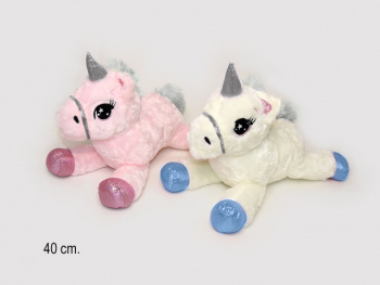 им Единорог арт. 4661/40 Пушистый лежит 2 цвета 40 см в пак. им Единорог арт. 4661/40 Пушистый лежит 2 цвета 40 см в пак.
