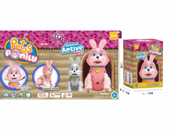 Заяц арт. RS-9037C" На батарейках в коробке 13*9,7*17 Заяц арт. RS-9037C" На батарейках в коробке 13*9,7*17