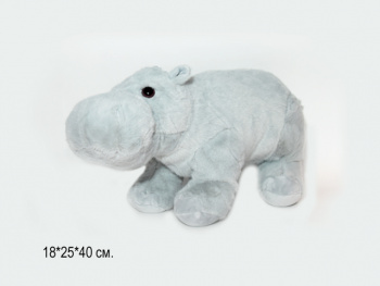 им Бегемот арт. 209203 Стоит серый 25*40 см в пак. им Бегемот арт. 209203 Стоит серый 25*40 см в пак.