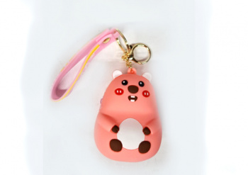 Кошелек арт. 805052 Капибара сумка-брелок силикон в пак.