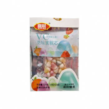 Конфета арт. 080637 Жевательные бобы "Зерна" вкусы микс 26 г 20 шт. в кор.';