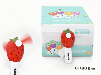 Вентилятор арт. JH-01 Клубника (24 шт.) в кор.