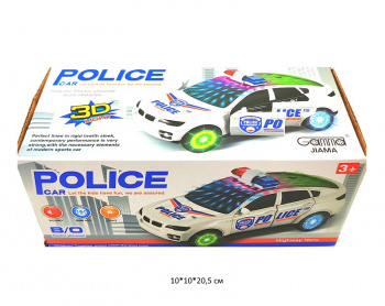 Машина на батар. арт. YBJ-2017C Полиция свет, звук, открываются двери в кор._