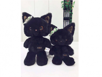 им Кошка арт. 209069 Черная красивые глазки 30 см в пак. им Кошка арт. 209069 Черная красивые глазки 30 см в пак.