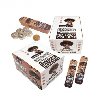 Конфета арт. 770523-1/770516-1 Леденец для горла с вит.С вкус "Кофе" 12,5 г 20 шт в коричневой кор.'