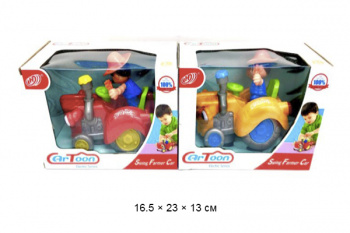 Каталка на батар. арт. HD936A Трактор в коробке_/60 шт./