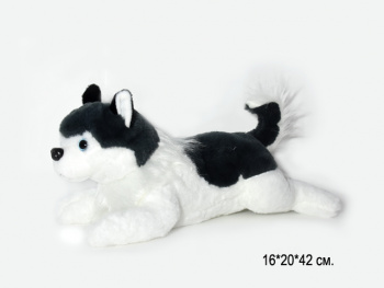 им Собака арт. 209274 Хаски лежит 42 см в пак. им Собака арт. 209274 Хаски лежит 42 см в пак.