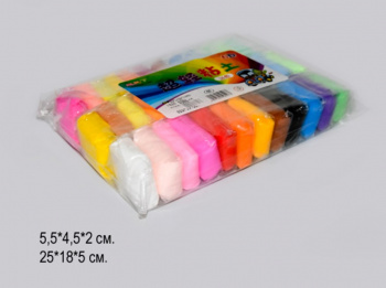 Пластилин арт. 3836 Воздушный 36 шт. в пак.~