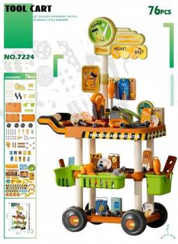 Набор инструментов арт. 7224 "Мастерская в кор. 50*9*35 Набор инструментов арт. 7224 "Мастерская в кор. 50*9*35