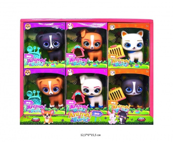 Домашние питомцы арт. 34765 В ассортименте 1шт. в кор. (6 шт.) шоубокс)