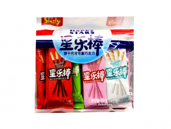 Печенье арт. 113222 Палочки в шоколаде 20 г ассорти 14 шт. упаковка'*,