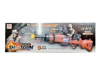 Оружие арт. 8695 Автомат на батар. свет, звук, вибрация в кор.=