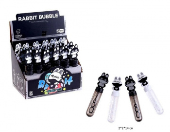 Пузыри мыльные арт. 8009 Зайка цвета микс (24 шт.) шоубокс•