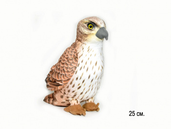 им Птица арт. YE25509-4 Ястреб бурый рисованный 25 см в пак.