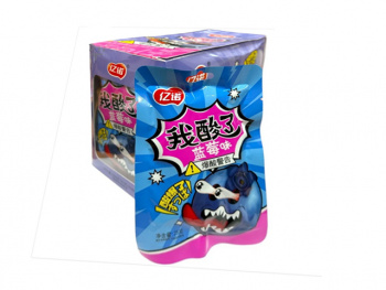 Конфета арт. 222802/222796 Суперкислая "Черника" 25 г в пак. 20 шт. в кор.'