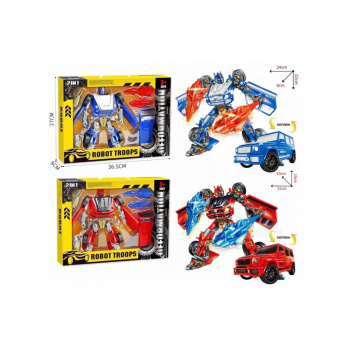 Трансформер арт. MF8800 Робот-машина Джип цвета микс в кор. 36,5*8*29